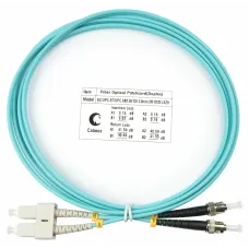 Патч-корд оптический duplex 1,5м SC-ST 50/125MM OM3 LSZH