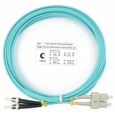 Патч-корд оптический duplex 3м SC-ST 50/125MM OM3 LSZH