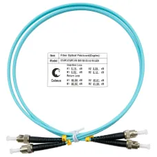 Патч-корд оптический duplex 1м ST-ST 50/125MM OM3 LSZH