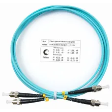 Патч-корд оптический duplex 1,5м ST-ST 50/125MM OM3 LSZH