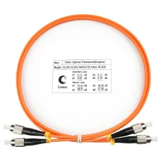Патч-корд оптический duplex 1м FC-FC 62,5/125MM LSZH