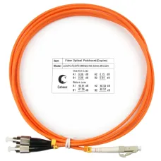 Патч-корд оптический duplex 1,5м LC-FC 62,5/125MM LSZH