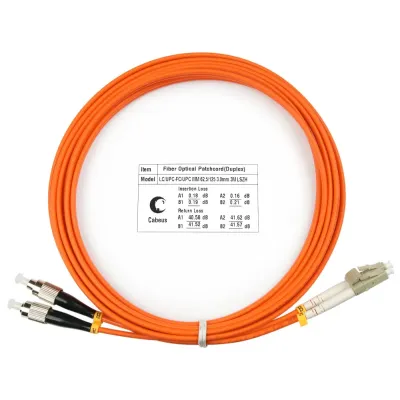 Патч-корд оптический duplex 3м LC-FC 62,5/125MM LSZH