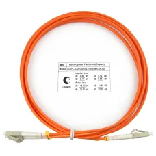 Патч-корд оптический duplex 2м LC-LC 62,5/125MM LSZH