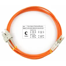 Патч-корд оптический duplex 2м LC-SC 62,5/125MM LSZH