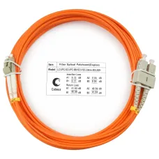 Патч-корд оптический duplex 7м LC-SC 62,5/125MM LSZH