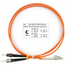 Патч-корд оптический duplex 1м LC-ST 62,5/125MM LSZH