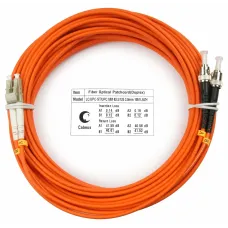 Патч-корд оптический duplex 10м LC-ST 62,5/125MM LSZH