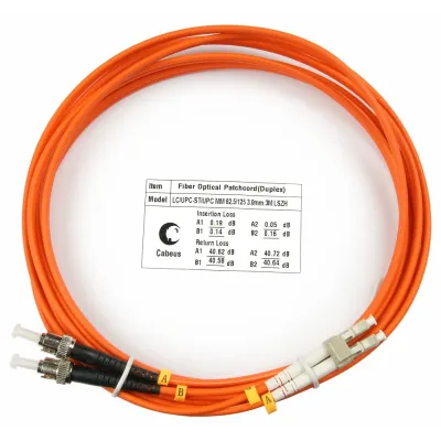 Патч-корд оптический duplex 3м LC-ST 62,5/125MM LSZH
