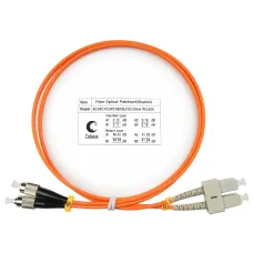 Патч-корд оптический duplex 1м SC-FC 62,5/125MM LSZH