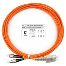 Патч-корд оптический duplex 3м SC-FC 62,5/125MM LSZH