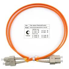 Патч-корд оптический duplex 1м SC-SC 62,5/125MM LSZH