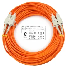 Патч-корд оптический duplex 20м SC-SC 62,5/125MM LSZH