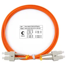 Патч-корд оптический duplex 2м SC-SC 62,5/125MM LSZH