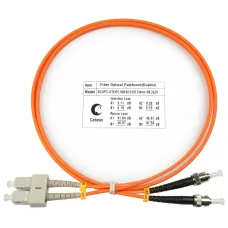 Патч-корд оптический duplex 1м SC-ST 62,5/125MM LSZH