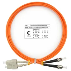 Патч-корд оптический duplex 2м SC-ST 62,5/125MM LSZH