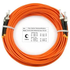 Патч-корд оптический duplex 25м ST-ST 62,5/125MM LSZH