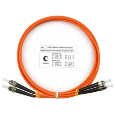 Патч-корд оптический duplex 2м ST-ST 62,5/125MM LSZH