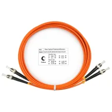 Патч-корд оптический duplex 3м ST-ST 62,5/125MM LSZH