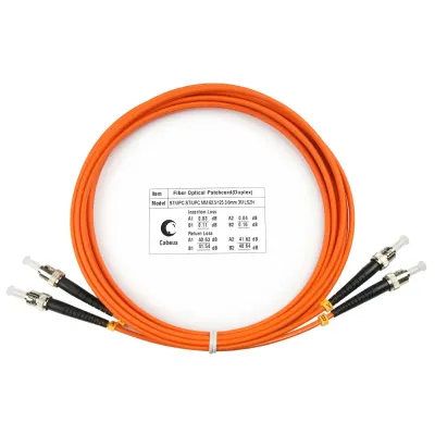 Патч-корд оптический duplex 3м ST-ST 62,5/125MM LSZH