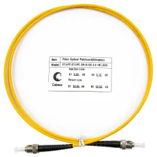Патч-корд оптический simplex 1м ST-ST 9/125 sm LSZH