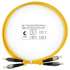 Патч-корд оптический duplex 1м FC-FC 9/125 sm LSZH