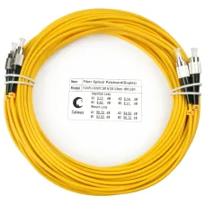 Патч-корд оптический duplex 15м FC-FC 9/125 sm LSZH