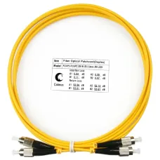 Патч-корд оптический duplex 2м FC-FC 9/125 sm LSZH