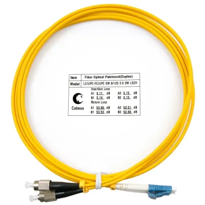Патч-корд оптический duplex 2м LC-FC 9/125 sm LSZH