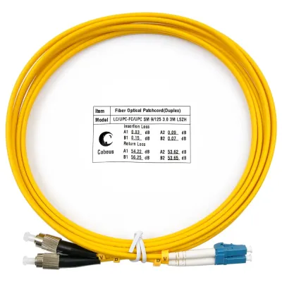 Патч-корд оптический duplex 3м LC-FC 9/125 sm LSZH
