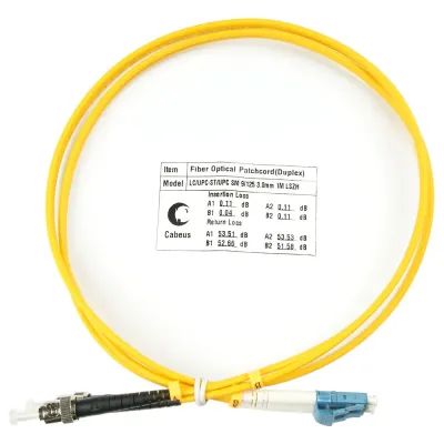 Патч-корд оптический duplex 1,5м LC-ST 9/125 sm LSZH