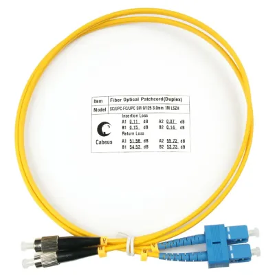 Патч-корд оптический duplex 1м SC-FC 9/125 sm LSZH