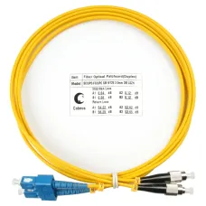 Патч-корд оптический duplex 2м SC-FC 9/125 sm LSZH