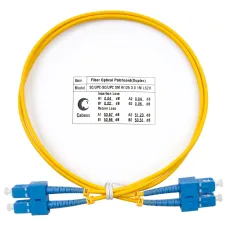 Патч-корд оптический duplex 1м SC-SC 9/125 sm LSZH