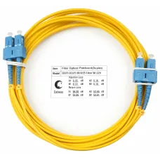 Патч-корд оптический duplex 7м SC-SC 9/125 sm LSZH