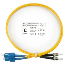 Патч-корд оптический duplex 1,5м SC-ST 9/125 sm LSZH