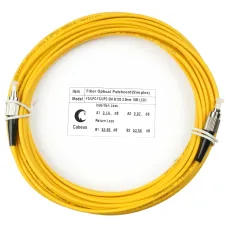Патч-корд оптический simplex 10м FC-FC 9/125 sm LSZH