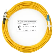 Патч-корд оптический simplex 25м LC-FC 9/125 sm LSZH