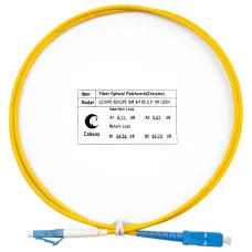 Патч-корд оптический simplex 1м LC-SC 9/125 sm LSZH