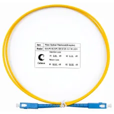Патч-корд оптический simplex 1м SC-SC 9/125 sm LSZH