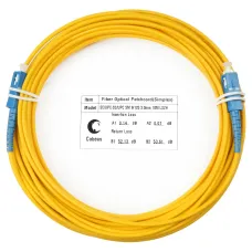 Патч-корд оптический simplex SC-SC 9/125 sm 20м LSZH
