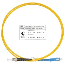 Патч-корд оптический simplex 1,5м SC-ST 9/125 sm LSZH