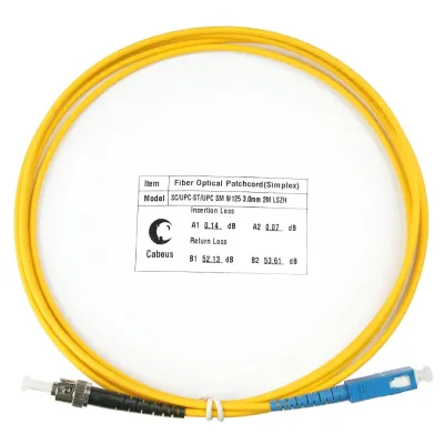 Патч-корд оптический simplex 2м SC-ST 9/125 sm LSZH