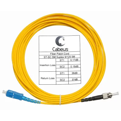 Патч-корд оптический simplex 5м SC-ST 9/125 sm LSZH