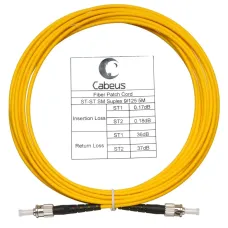 Патч-корд оптический simplex 5м ST-ST 9/125 sm LSZH