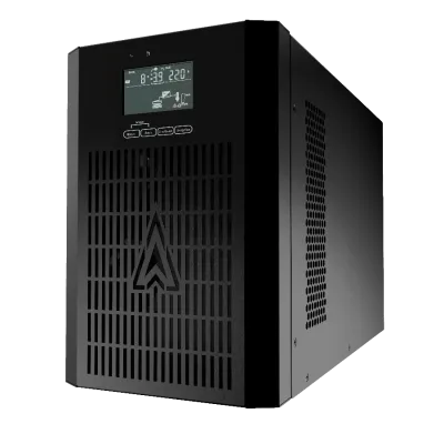 Источник бесперебойного питания Импульс ФОРА, 3000ВА/3000Вт, Online, LCD+LED, EPO, RS-232, SmartSlot, USB, АКБ 6х9Ач, SCHUKO*4 FF30201 Импульс