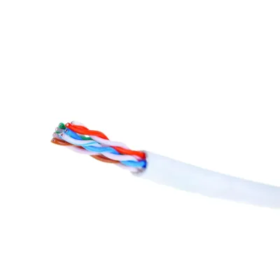 Витая пара U/UTP кат 6 4 пары AWG23 нг(A)-HF IN красный коробка 305м