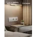 Розетка С/У с ЗК и зар.устр.USB А+С 20Вт (250В, 16А, защит.шторки), Арктический лед , Systeme Infinity