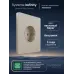Розетка С/У с ЗК (250В, 16А, защит.шторки), Песчаный берег , Systeme Infinity