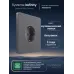 Розетка С/У с ЗК (250В, 16А, защит.шторки), Вулканический пепел , Systeme Infinity